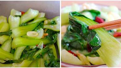 炒青菜時，切記直接下鍋炒，牢記「2做3不放」，翠綠又好吃