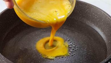 教你用白水炒雞蛋，1滴油不加，做出來比油炒的還鮮嫩好吃！