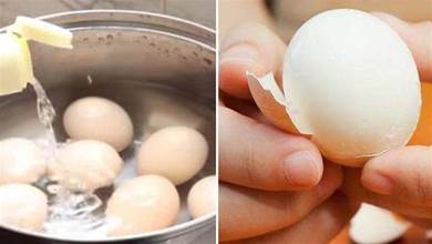 煮雞蛋時，水裡多加2種調料，蛋殼好剝不粘皮，又嫩又滑