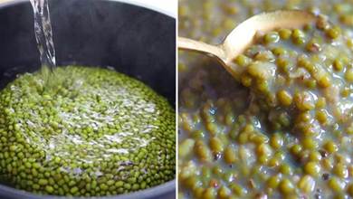 夏季吃綠豆清涼又解暑，教你一個小技巧，20分鐘煮開花，軟香出沙超好吃