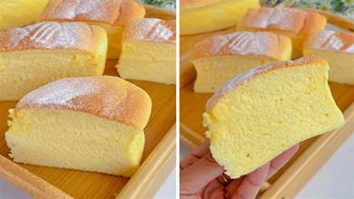 只用3樣原材料就能做出，雲朵般柔軟入口即化的乳酪蛋糕