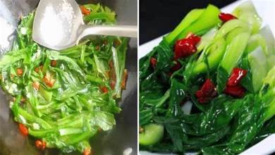 不管炒什麼青菜，切記別直接下鍋，學會這4個技巧，出鍋翠綠爽口超好吃！