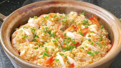 廣東人愛吃的鮮蝦粉絲煲，不加水不油炸一次做一斤，鮮嫩營養好吃