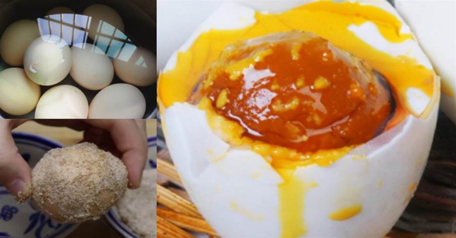 婆婆40年醃雞蛋秘方，千萬別只放鹽，多加2步，保證個個金黃流油