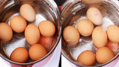 煮雞蛋不能只加清水，多加1步，蛋殼一碰就掉，雞蛋香嫩又好吃