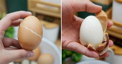 煮雞蛋時，記住1酸1冷，雞蛋輕鬆去殼，不粘皮，完整!