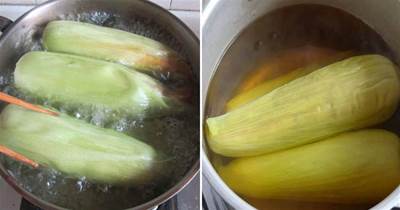 煮玉米只放清水是錯的！多放2樣東西，煮出來的玉米香甜又軟糯