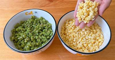 才知道，綠豆去皮太簡單了，2分鐘就能剝一大碗，真實用