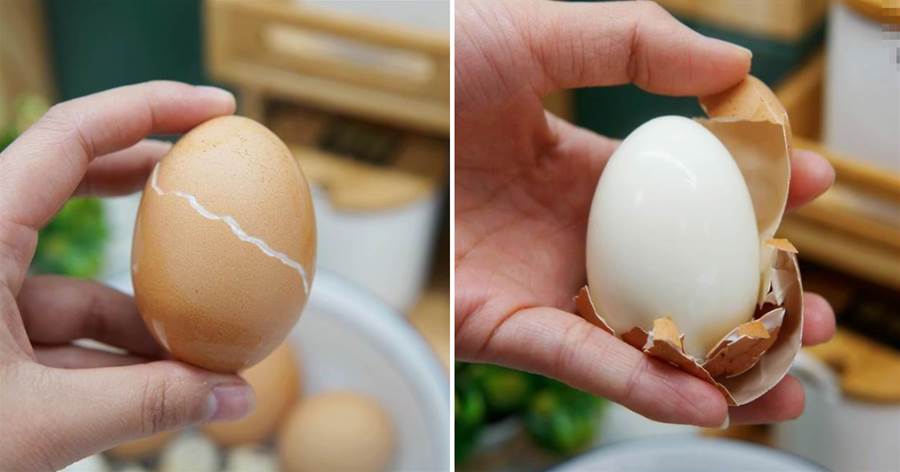 煮雞蛋時，記住1酸1冷，雞蛋輕鬆去殼，不粘皮，完整!