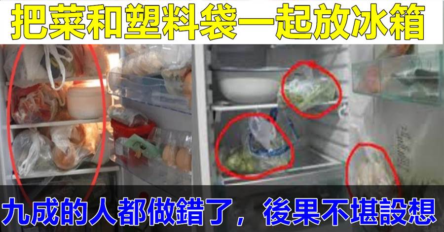 不要把蔬菜和塑膠袋一起放進冰箱了！我也是剛知道，學會不吃虧