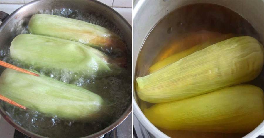 煮玉米只放清水是錯的，放上這2樣料，玉米更香甜軟糯，太實用了