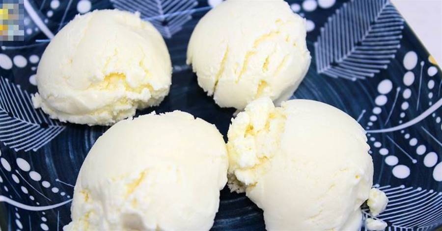 冰淇淋，無水無雞蛋免冰激凌機超簡單，只需三種材料低脂肪不油膩